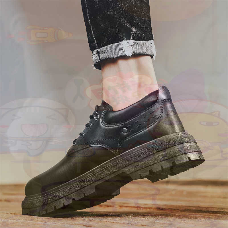 Badminton League - Dark Natural Leather Fashion Trainers Tennis