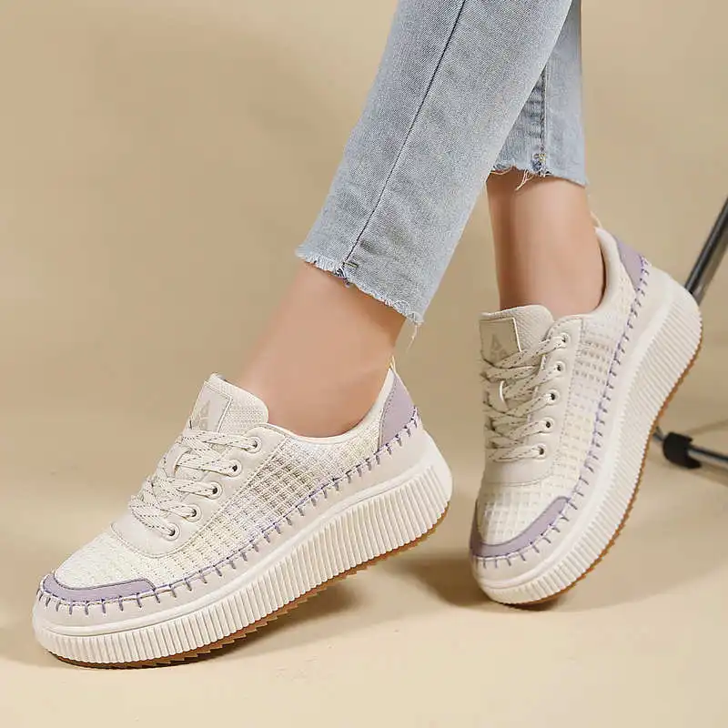 Brown Shoes Woman Flats Autumn - đánh giá và giá Badminton League