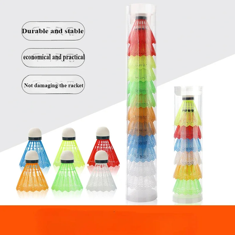 12 Pcs/Set Colorful Shuttlecoc - đánh giá và giá Badminton League